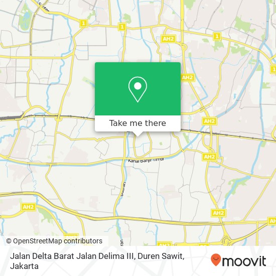 Jalan Delta Barat Jalan Delima III, Duren Sawit map