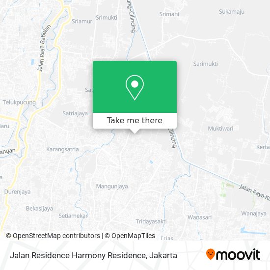 Jalan Residence Harmony Residence map