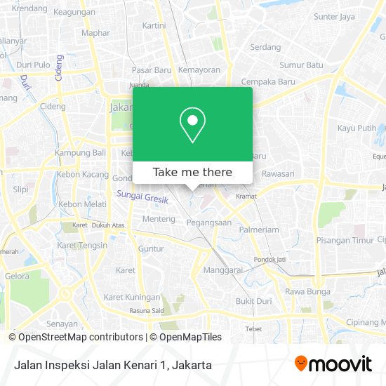 Jalan Inspeksi Jalan Kenari 1 map