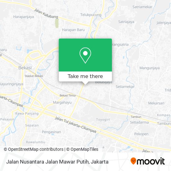 Jalan Nusantara Jalan Mawar Putih map
