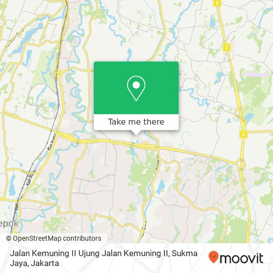 Jalan Kemuning II Ujung Jalan Kemuning II, Sukma Jaya map