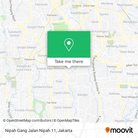 Nipah Gang Jalan Nipah 11 map