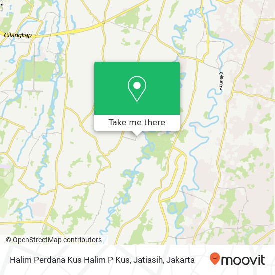 Halim Perdana Kus Halim P Kus, Jatiasih map