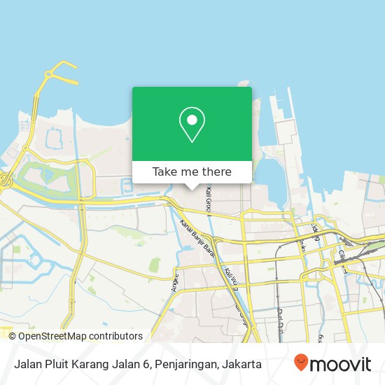 Jalan Pluit Karang Jalan 6, Penjaringan map