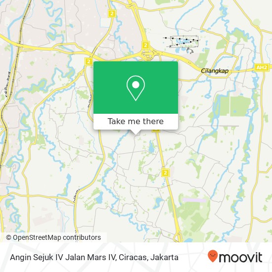 Angin Sejuk IV Jalan Mars IV, Ciracas map