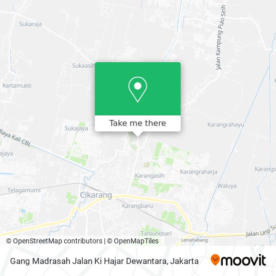 Gang Madrasah Jalan Ki Hajar Dewantara map