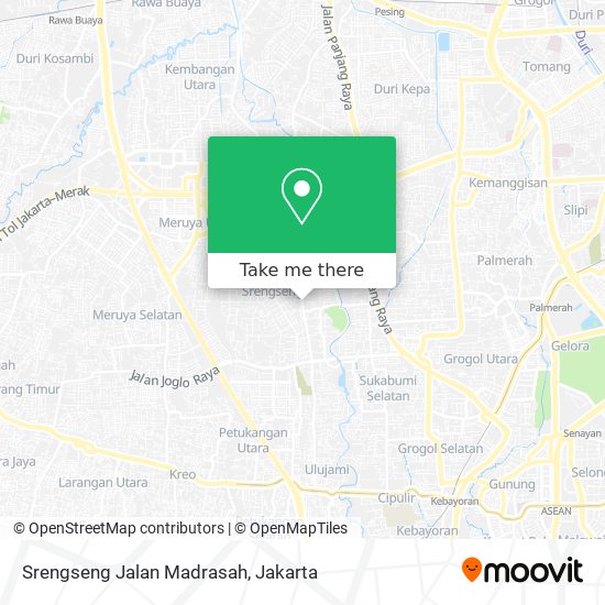 Srengseng Jalan Madrasah map