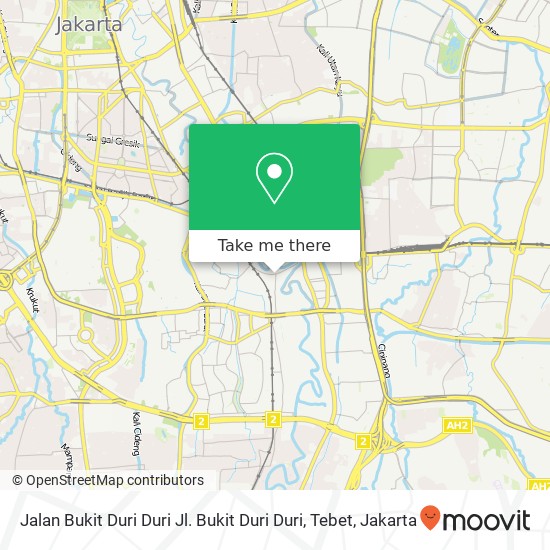 Jalan Bukit Duri Duri Jl. Bukit Duri Duri, Tebet map