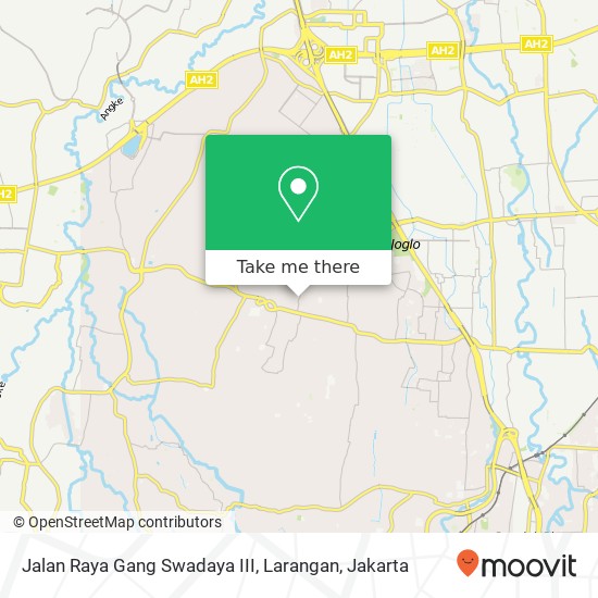 Jalan Raya Gang Swadaya III, Larangan map