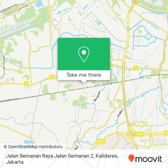 Jalan Semanan Raya Jalan Semanan 2, Kalideres map