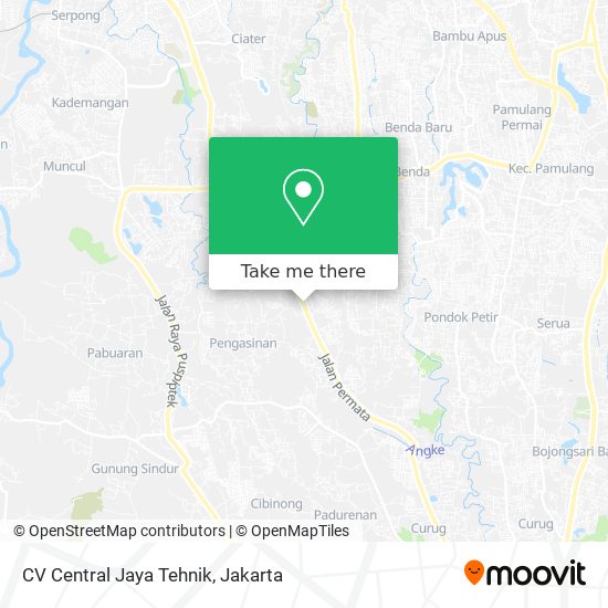 CV Central Jaya Tehnik map
