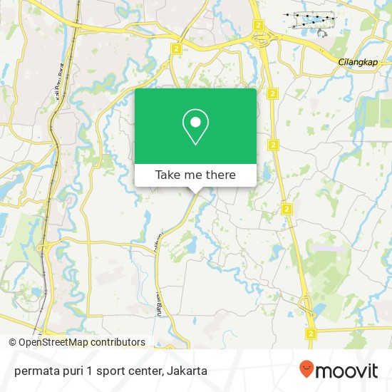 permata puri 1 sport center map