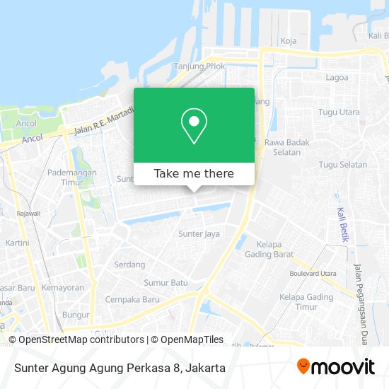 Sunter Agung Agung Perkasa 8 map