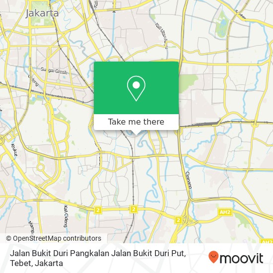 Jalan Bukit Duri Pangkalan Jalan Bukit Duri Put, Tebet map