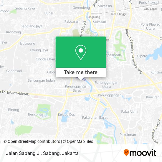 Jalan Sabang Jl. Sabang map