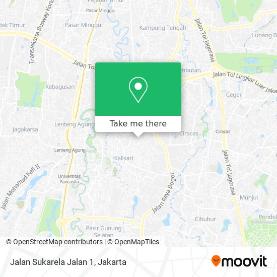 Jalan Sukarela Jalan 1 map