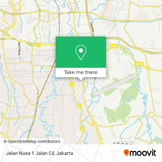 Jalan Nusa 1 Jalan Cil map