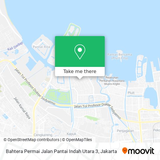 Bahtera Permai Jalan Pantai Indah Utara 3 map