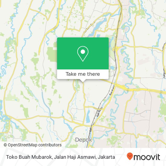 Toko Buah Mubarok, Jalan Haji Asmawi map