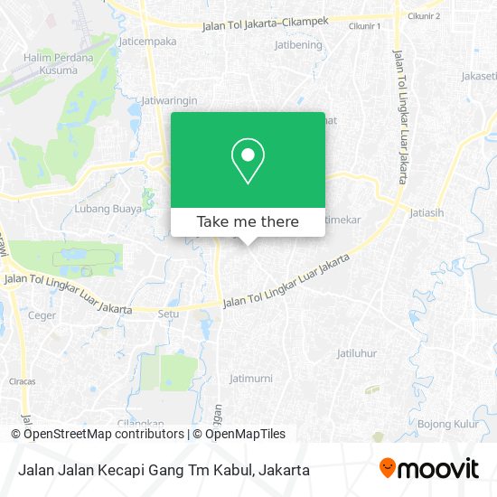 Jalan Jalan Kecapi Gang Tm Kabul map