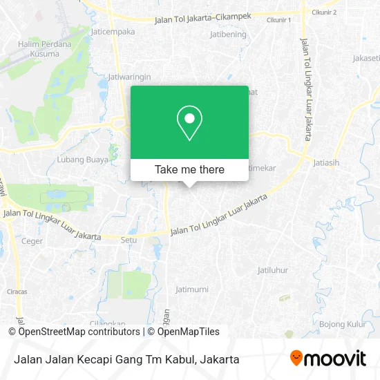 Jalan Jalan Kecapi Gang Tm Kabul map