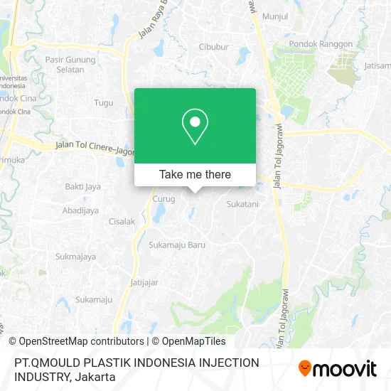 PT.QMOULD PLASTIK INDONESIA INJECTION INDUSTRY map