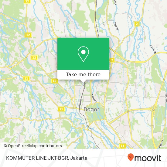 KOMMUTER LINE JKT-BGR map