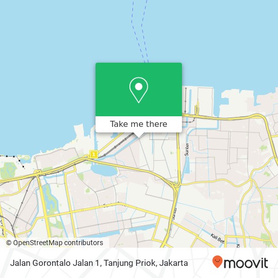 Jalan Gorontalo Jalan 1, Tanjung Priok map