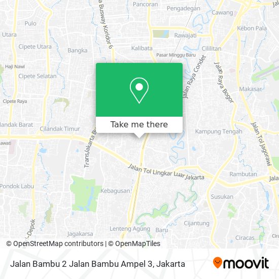 Jalan Bambu 2 Jalan Bambu Ampel 3 map