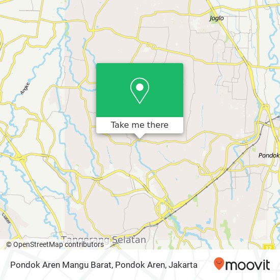 Pondok Aren Mangu Barat, Pondok Aren map