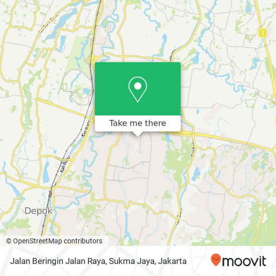 Jalan Beringin Jalan Raya, Sukma Jaya map