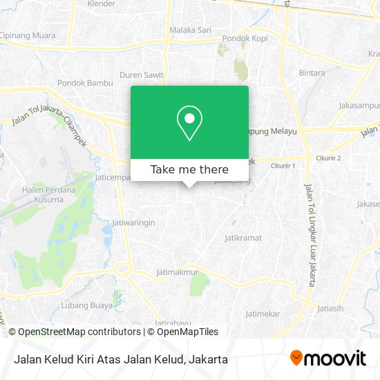 Jalan Kelud Kiri Atas Jalan Kelud map