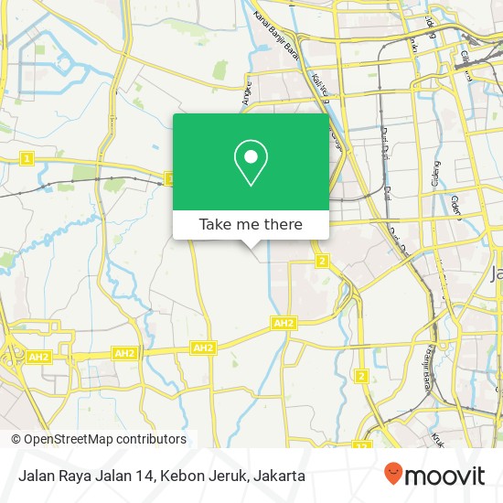 Jalan Raya Jalan 14, Kebon Jeruk map