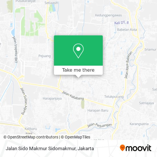 Jalan Sido Makmur Sidomakmur map