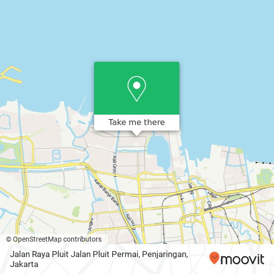 Jalan Raya Pluit Jalan Pluit Permai, Penjaringan map