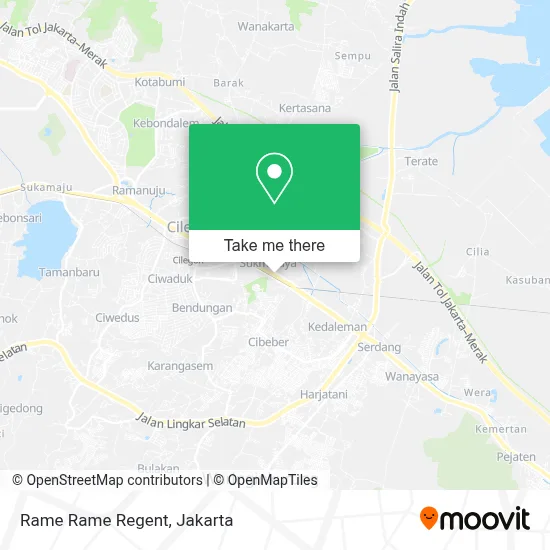 Rame Rame Regent map