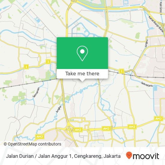 Jalan Durian / Jalan Anggur 1, Cengkareng map