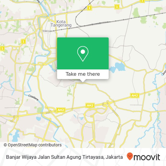 Banjar Wijaya Jalan Sultan Agung Tirtayasa map