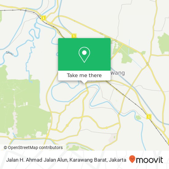 Jalan H. Ahmad Jalan Alun, Karawang Barat map