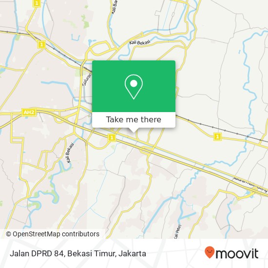 Jalan DPRD 84, Bekasi Timur map