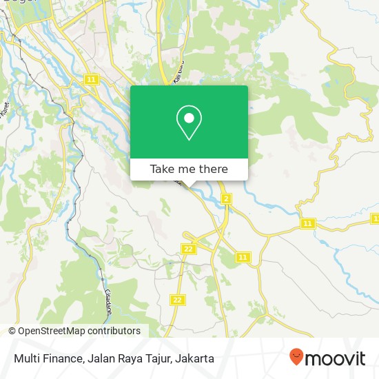 Multi Finance, Jalan Raya Tajur map