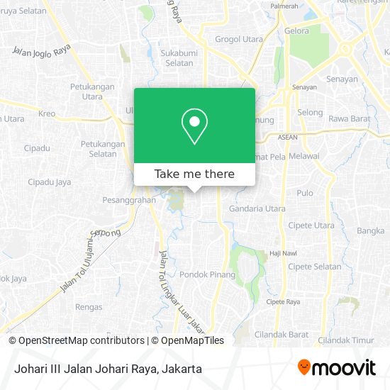 Johari III Jalan Johari Raya map