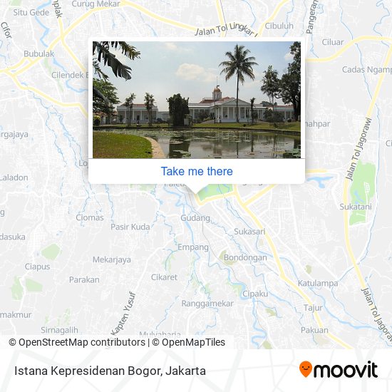 Istana Kepresidenan Bogor map
