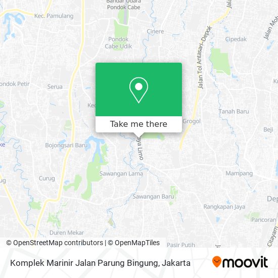 Komplek Marinir Jalan Parung Bingung map