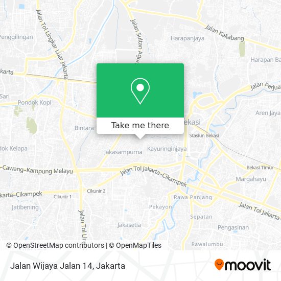 Jalan Wijaya Jalan 14 map