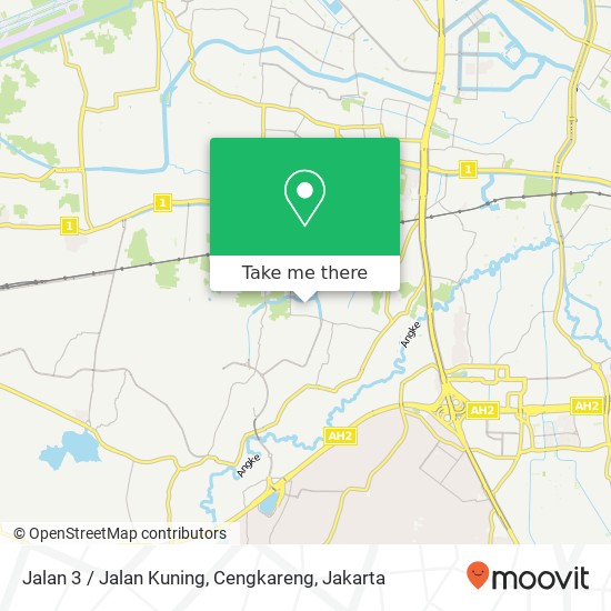 Jalan 3 / Jalan Kuning, Cengkareng map