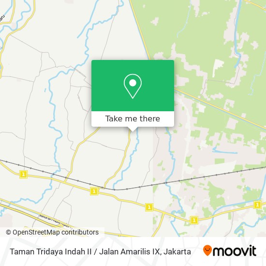 Taman Tridaya Indah II / Jalan Amarilis IX map