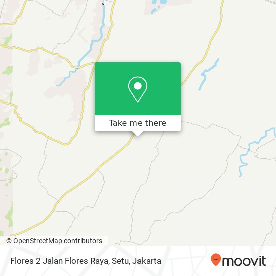 Flores 2 Jalan Flores Raya, Setu map