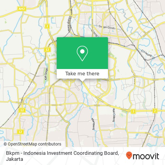 Bkpm - Indonesia Investment Coordinating Board map