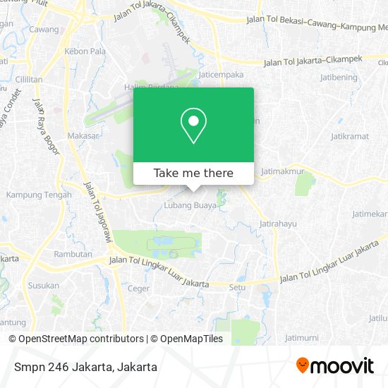 Smpn 246 Jakarta map